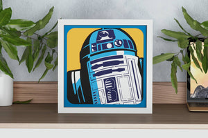 R2-D2 Shadow Box. File for cutting