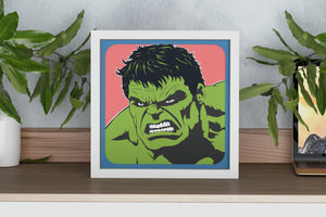 Hulk Shadow Box. File for cutting