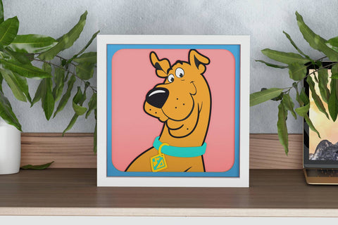 Scooby Doo Shadow Box. File for cutting