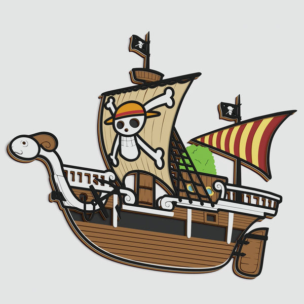 Going Merry (One Piece) Layered Design for cutting