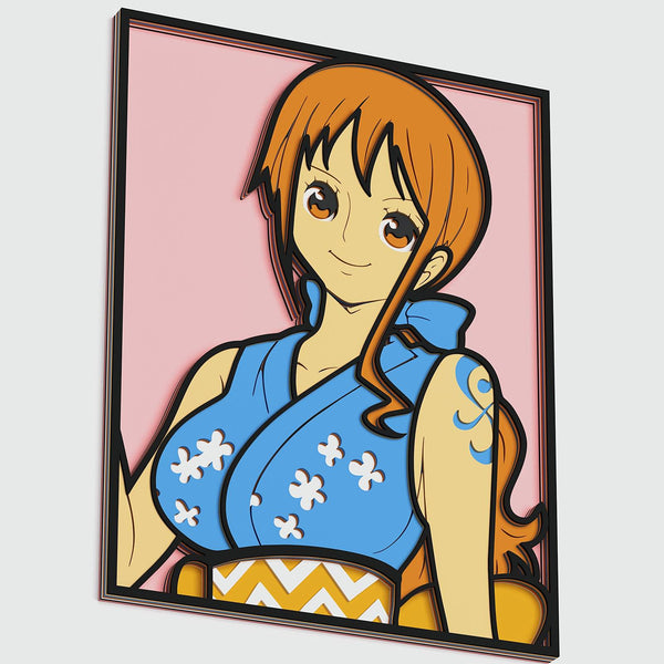Nami (One Piece) Layered Design for cutting