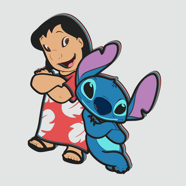 Lilo and Stitch Layered Design for cutting