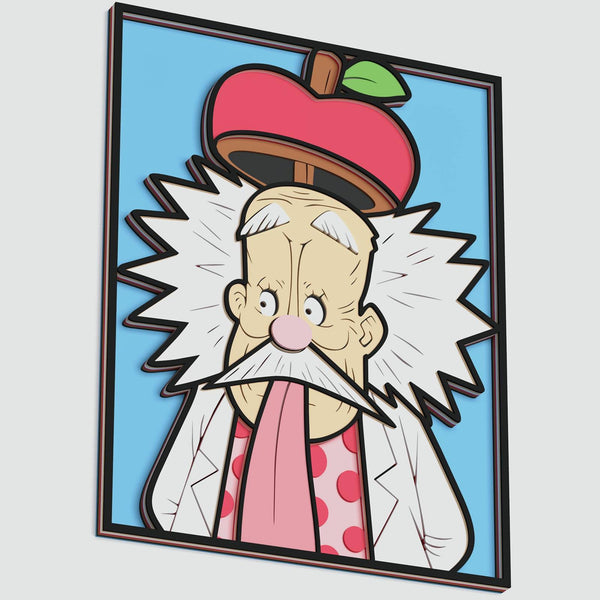Dr. Vegapunk (One Piece) Layered Design for cutting