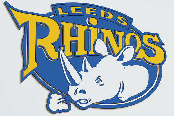 Leeds Rhinos Logo Layered Design for cutting
