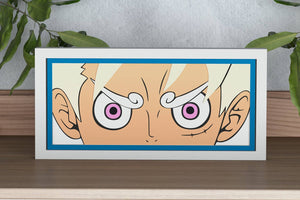 Luffy Gear 5 Eyes Shadow Box. File for cutting