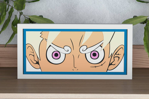 Luffy Gear 5 Eyes Shadow Box. File for cutting