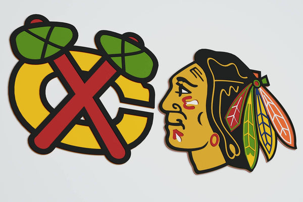 Chicago Blackhawks Layered Design for cutting