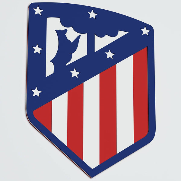 Atletico Madrid Logo Layered Design for cutting