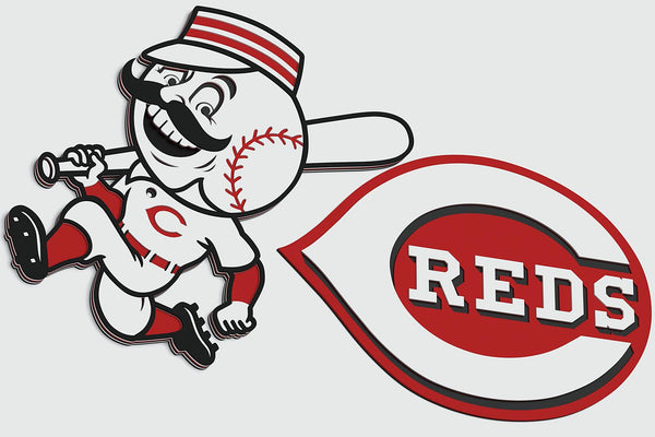 Cincinnati Reds Layered Design for cutting