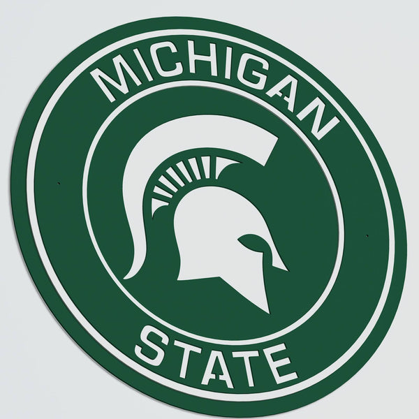 Michigan State Spartans Layered Design for cutting