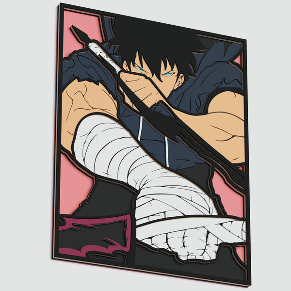 Sung Jin-Woo v2 (Solo Leveling Anime) Layered Design for cutting