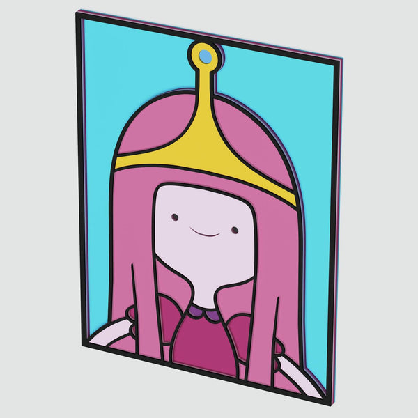Princess Bubblegum (Adventure time) Layered Design for cutting