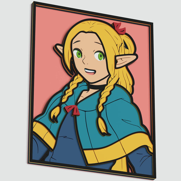 Marcille Donato (Delicious in Dungeon) Layered Design for cutting