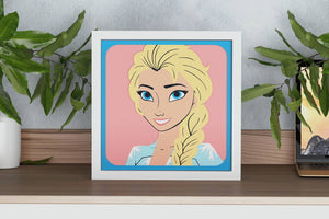 Elsa Shadow Box. File for cutting