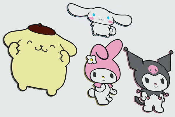 Sanrio Layered Designs for cutting