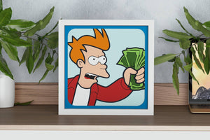 Fry Meme Shadow Box. File for cutting