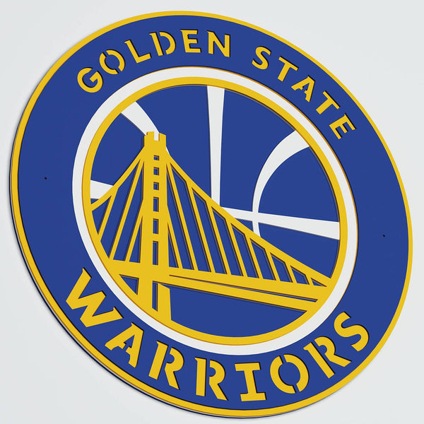 Golden State Warriors Layered Design for cutting