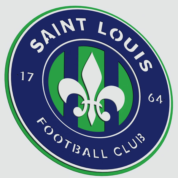 St Louis FC Logo Layered Design for cutting