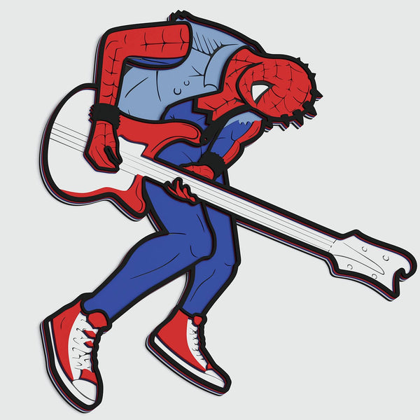 Spider-Punk Layered Design for cutting