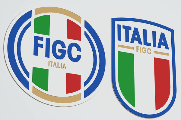 Italy National Football Team Logos Layered Design for cutting