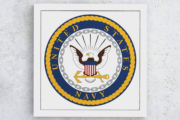 US Navy Force Emblem Shadow Box. File for cutting