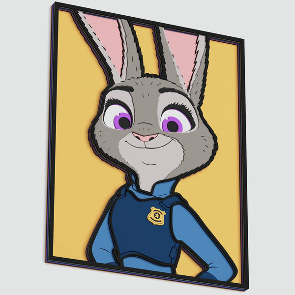 Judy Hopps (Zootopia) Layered Design for cutting
