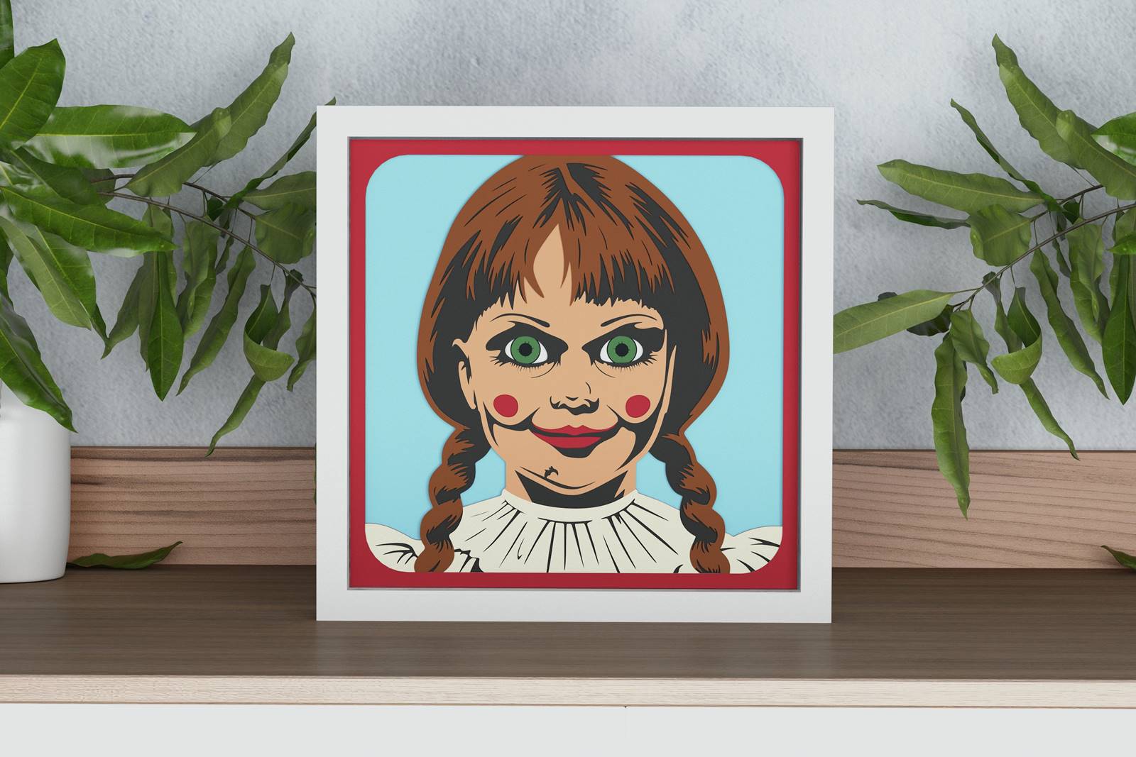 Annabelle Shadow Box. File for cutting