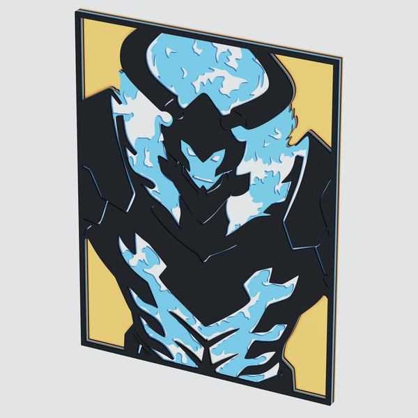Iron (Solo leveling) Layered Design for cutting
