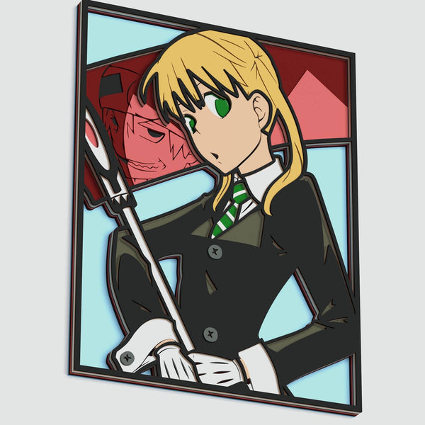 Maka from Soul Eater Layered Design for cutting