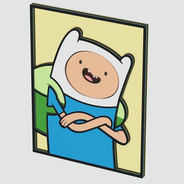Finn (Adventure time) Layered Design for cutting