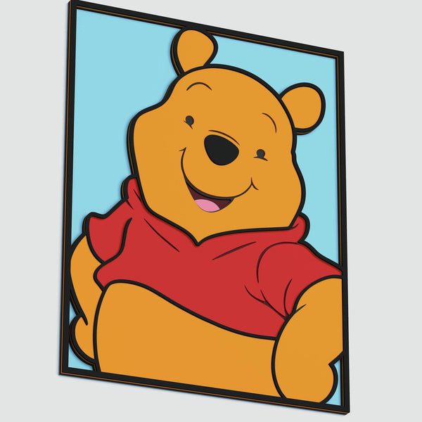 Winnie Portrait Layered Design for cutting