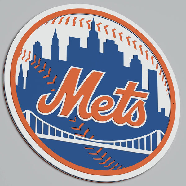 New York Mets Layered Design for cutting