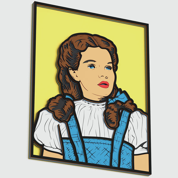 Dorothy (Wizard of Oz) Layered Design for cutting