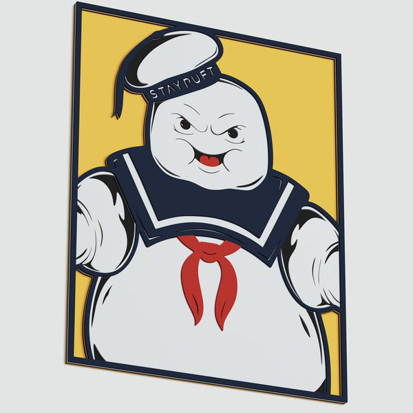 Mr. Stay Puft (Ghostbusters) Layered Design for cutting