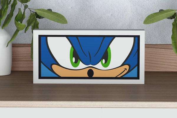 Sonic Eyes Shadow Box. File for cutting