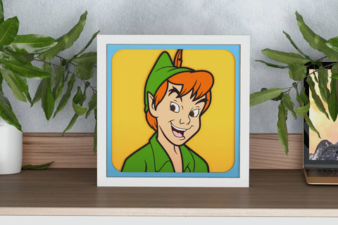 Peter Pan Shadow Box. File for cutting