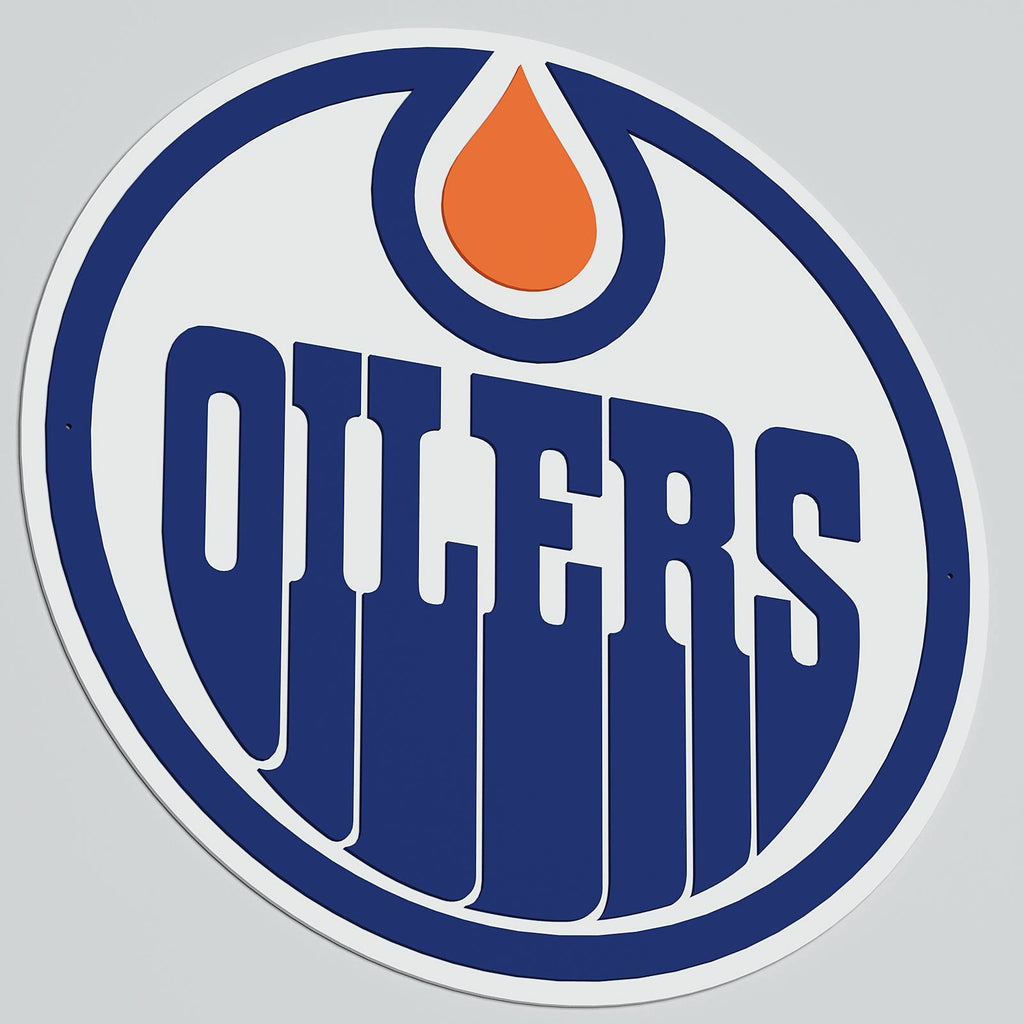Edmonton Oilers Layered Design for cutting - LaserCraftum