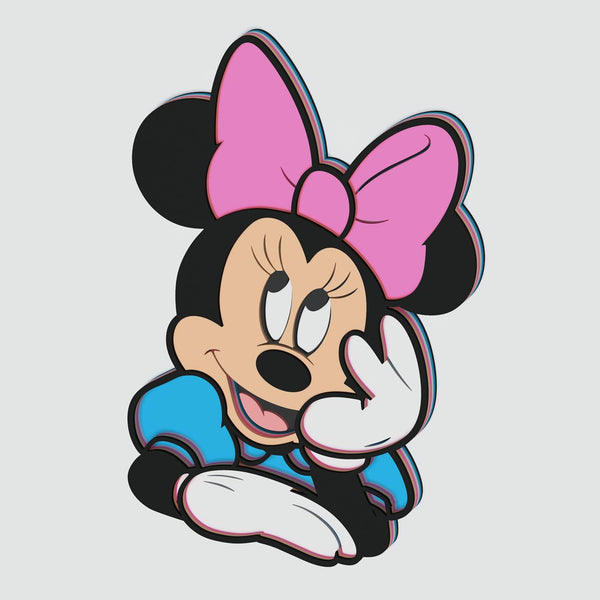 Minnie Mouse Layered Design for cutting