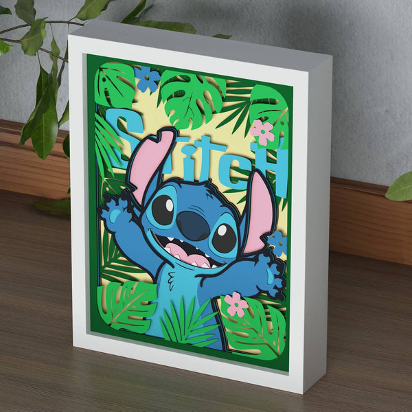 Stitch Shadow Box. File for cutting