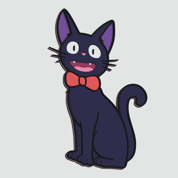 Jiji Cat (Kiki's Delivery Service) Layered Design for cutting