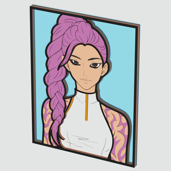 Rumi (K-Pop Demon Hunters) Layered Design for cutting