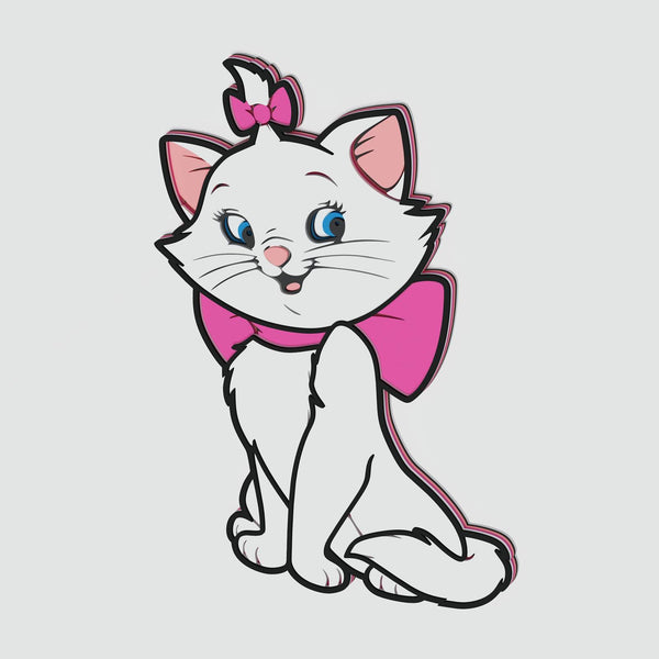 Marie (The Aristocats) Layered Design for cutting