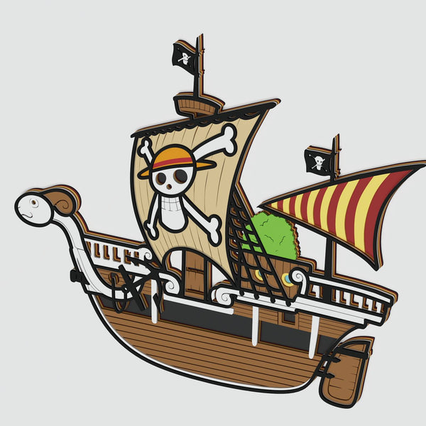 Going Merry (One Piece) Layered Design for cutting