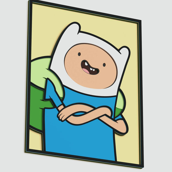 Finn (Adventure time) Layered Design for cutting
