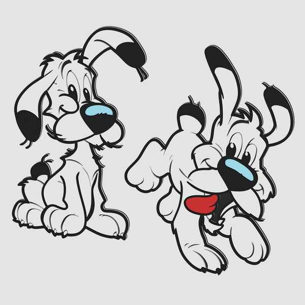 Idefix (Dogmatix) Layered Design for cutting