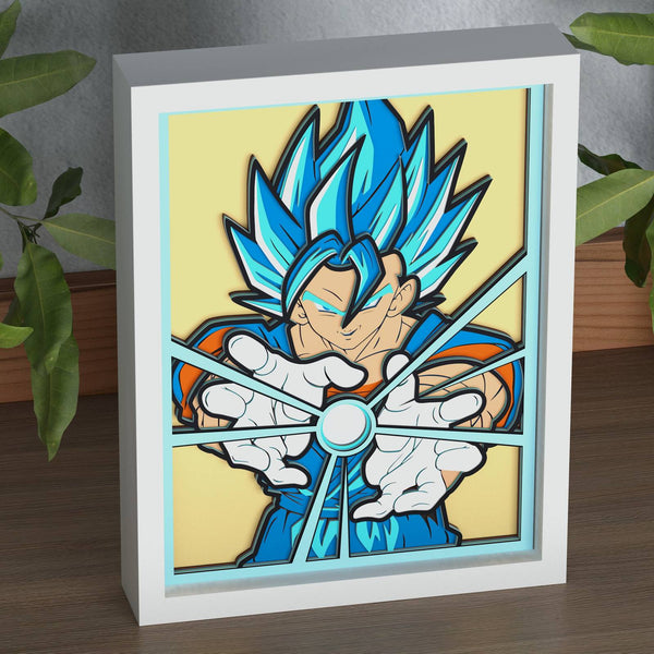Vegito Shadow Box. File for cutting