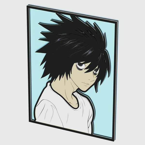 L Lawliet (Death Note) Layered Design for cutting