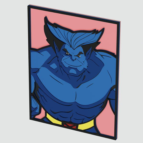 Beast (X-Men) Layered Design for cutting