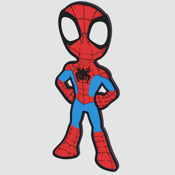 Spidey Layered Design for cutting