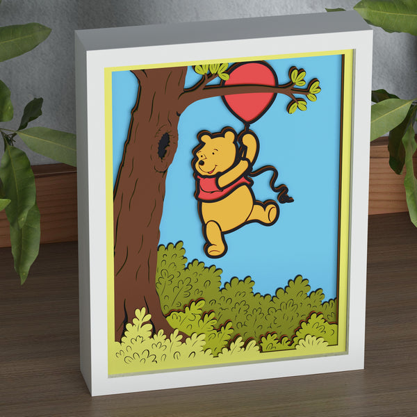 Winnie Shadow Box. File for cutting